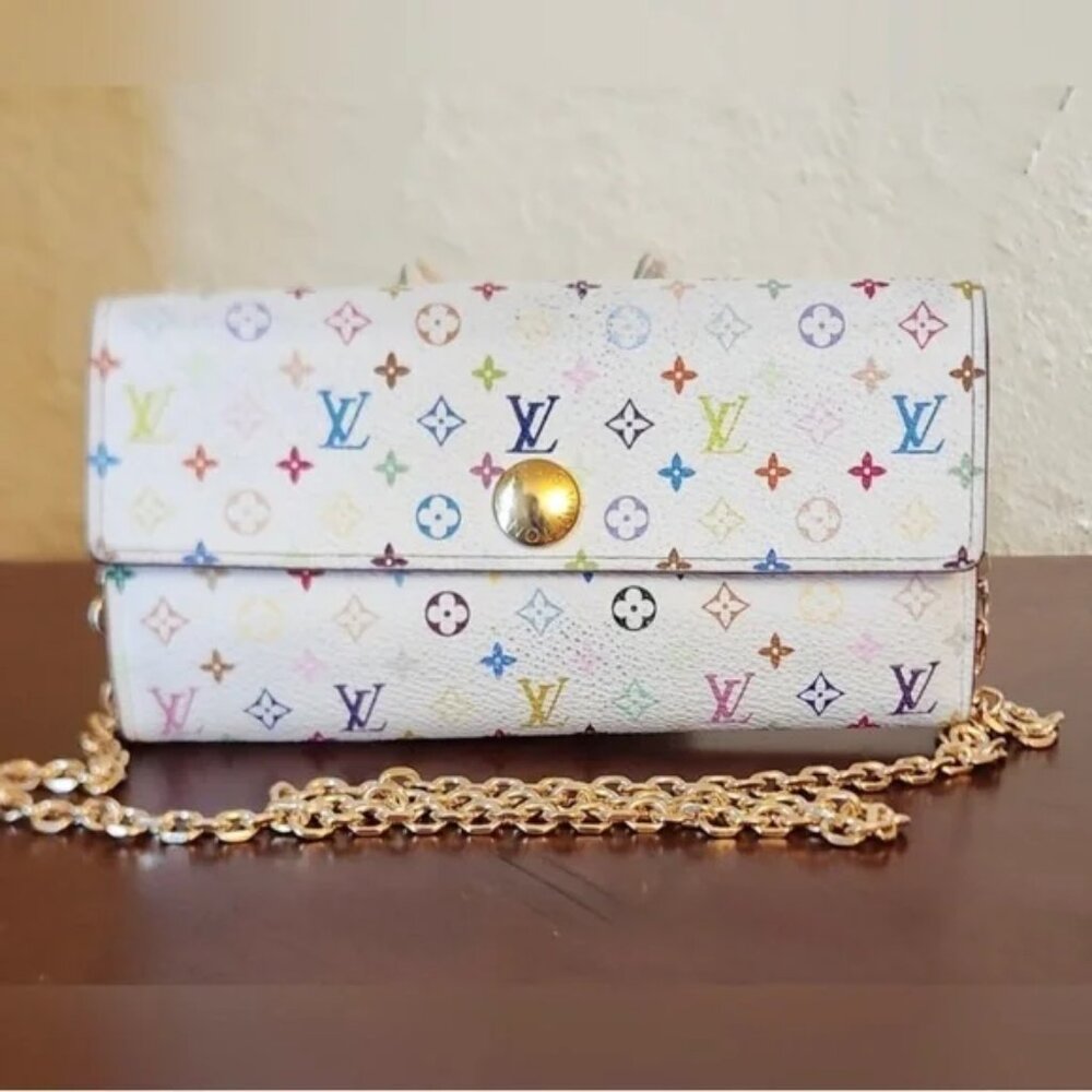Louis Vuitton Sarah multicolor monogram wallet